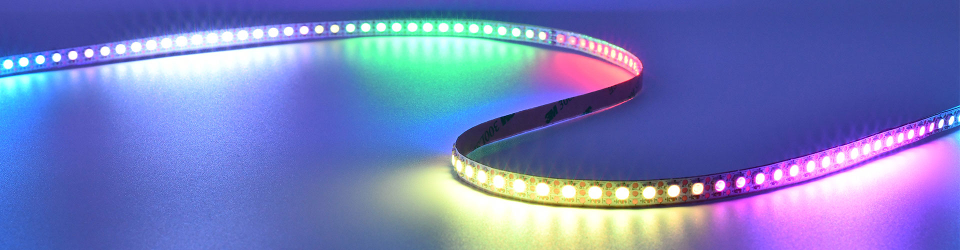 Colorful Rgb Led Light Strip SMD5050 IC for party lighting