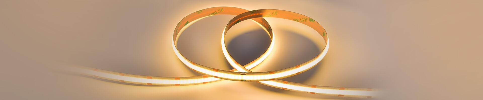 COB LED Strip 640LEDs/M Double Color Temperature DC24V