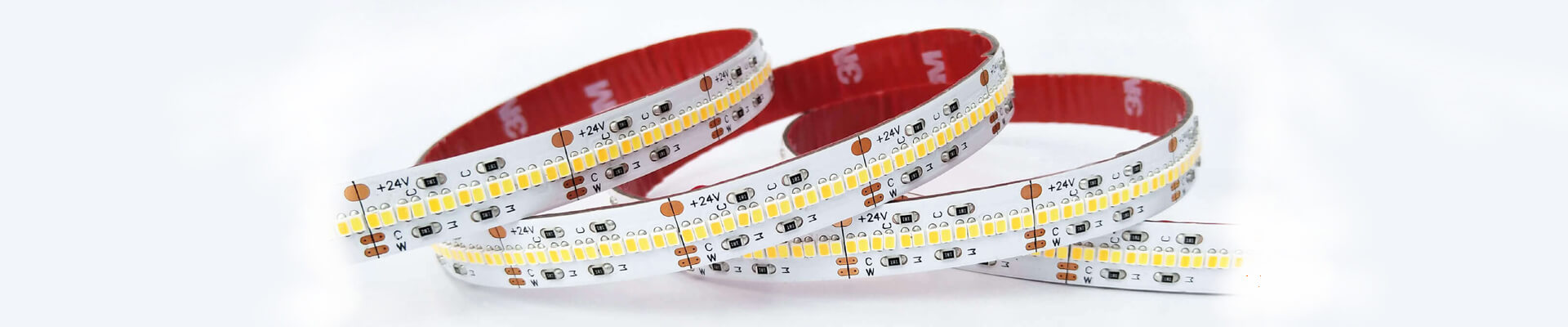 SMD2216 LED Strip DC24V 300LEDs/m 2700K-6200K CRI97+