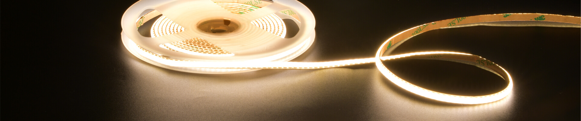 High luminous efficiency SMD2835 LED Strip 300LEDs/m 5mm 3000K DC36V