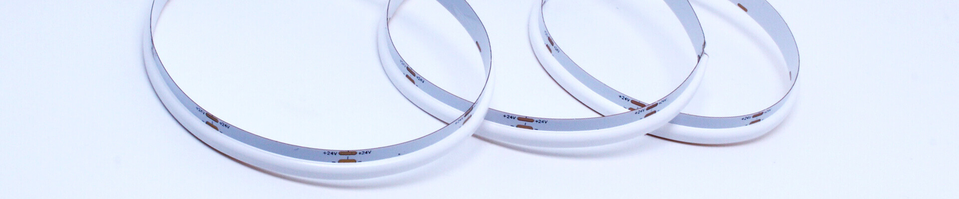 Side Emitting White COB LED Strips 480LEDs/M DC24V 3000K-6000K CRI90+