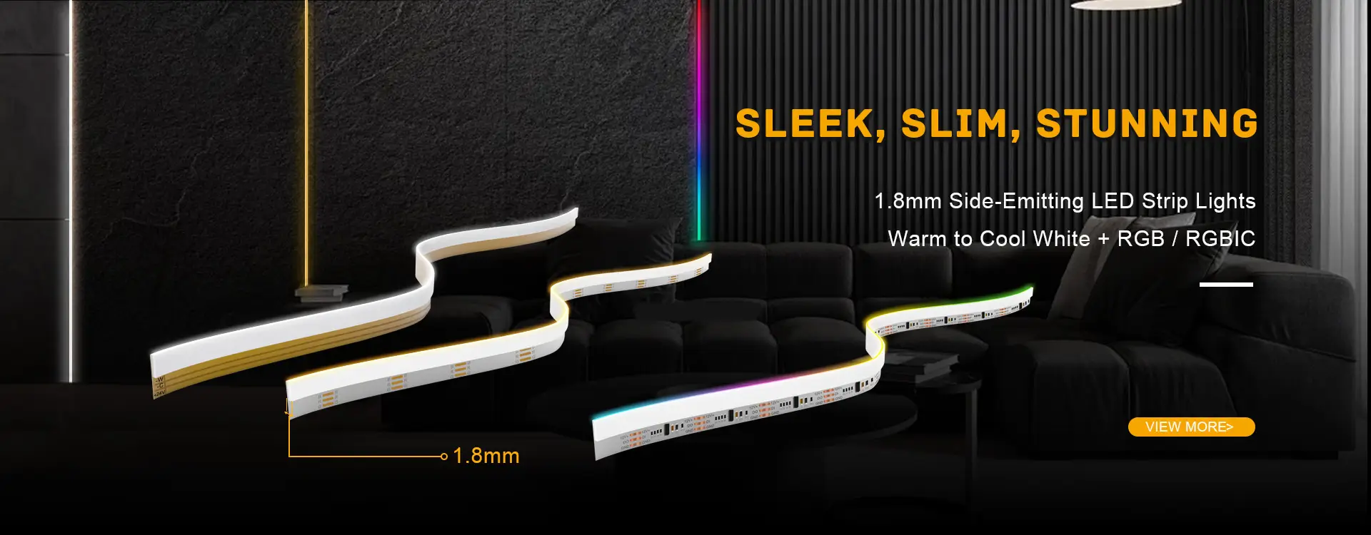 1.8mm Mini Side-Emitting LED Strip Series