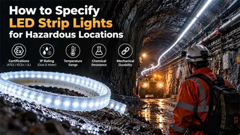 How to Specify LED Strip Lights for Hazardous Locations