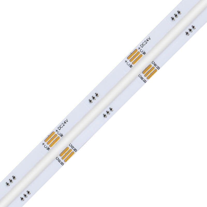 RGBCW COB LED Strip 840LEDs/M 5-in-1 12mm DC24V - 1