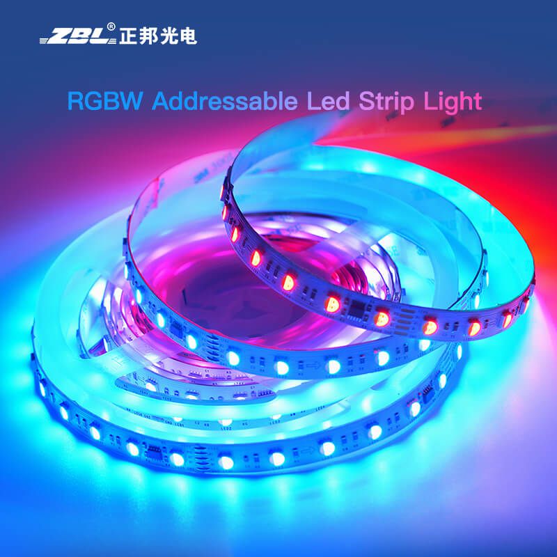 TM512 RGBW LED Strip 60LEDs/M 4-in-1 External chips DC24V - 6