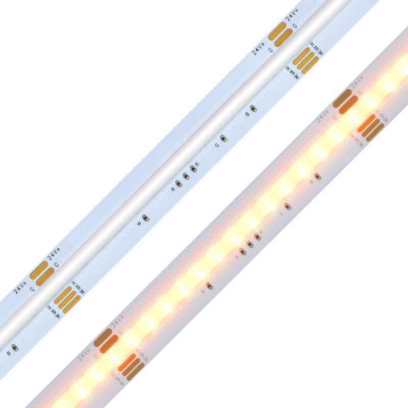 RGBW COB LED Strip 786LEDs/M 4-in-1 DC24V CRI97 12mm