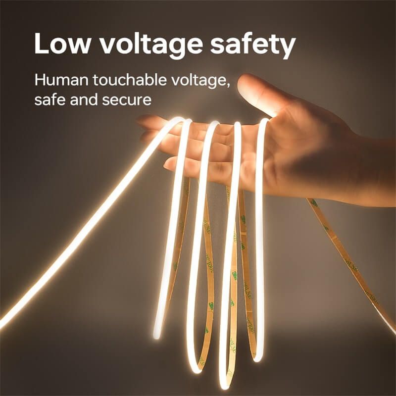 High luminous efficiency SMD2835 LED Strip 300LEDs/m 5mm 3000K DC36V - 4