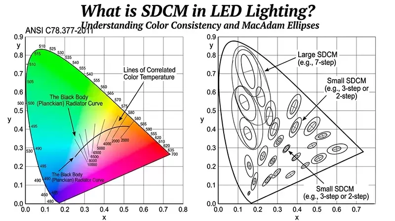 What is SDCM in LED Lighting?