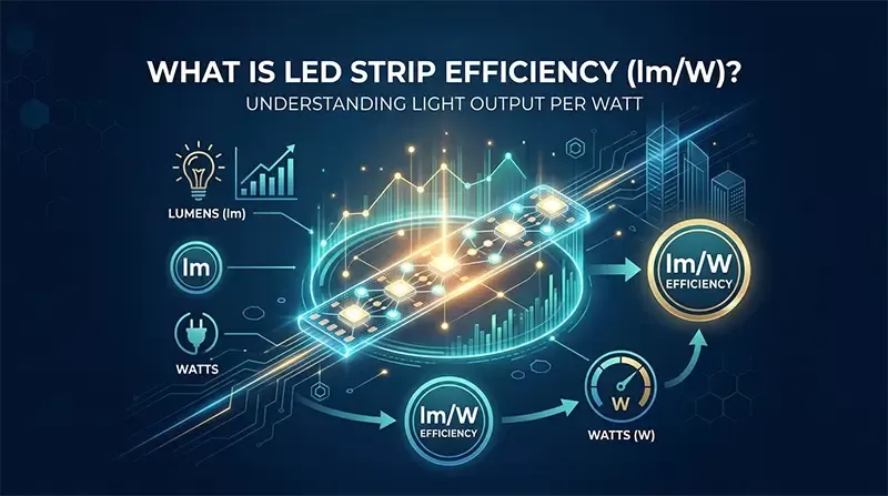 What is LED Strip Efficiency (lm/W)?
