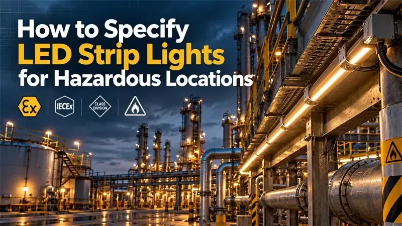 How to Specify LED Strip Lights for Hazardous Locations