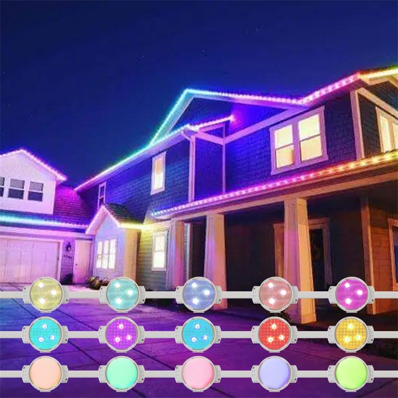 Point light source 30RGB 3PCS house decoration_LED Pixel Light_Products