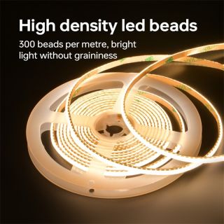 High luminous efficiency SMD2835 LED Strip 300LEDs/m 5mm 3000K DC36V - 2