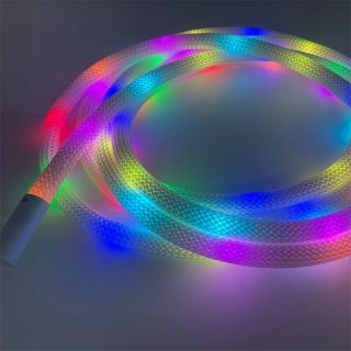 360 Degree Round Reticulate Pattern Neon LED Strip 50Leds/m Smart RGB+IC IP67 - 5