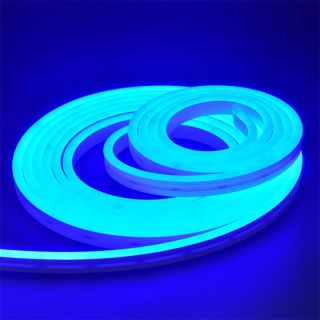 Waterproof 6x12mm Single Color LED Neon Rope Light 12V | IP67 Flexible PVC Silicone Tube - 6