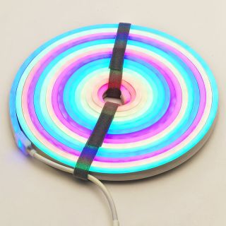 6x12mm RGB+IC LED Neon Strip Light | IP67 Waterproof Silicone PVC Flexible Dream Color Lighting for Indoor Outdoor - 3