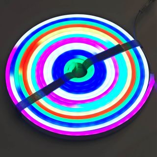6x12mm RGB+IC LED Neon Strip Light | IP67 Waterproof Silicone PVC Flexible Dream Color Lighting for Indoor Outdoor - 4
