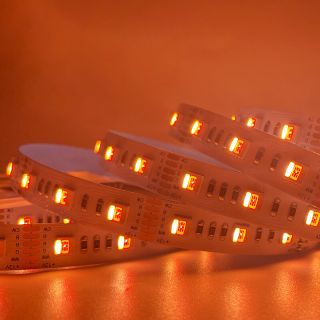 RGBCW 5-in-1 LED Strip Light – Dual White & RGB Color Changing Ambient Lighting - 6