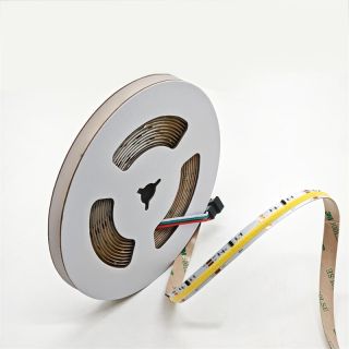 COB CCT Adjustable LED Strip – Dot-Free Tunable White Strip with Dynamic Flowing Light Effect - 5