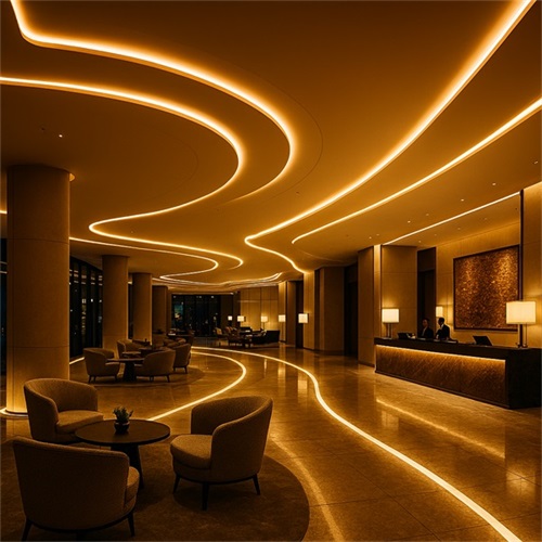 Retail Display Lighting with Custom RGB LED Strips